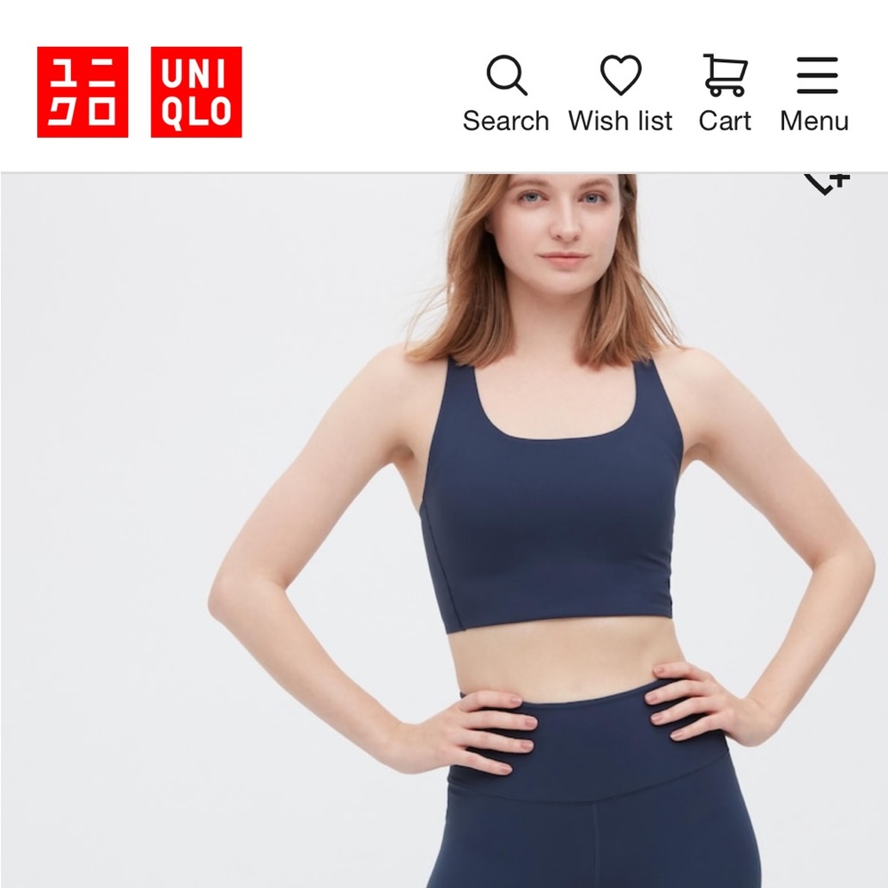 NEW Uniqlo Sports Racer Back Bra.